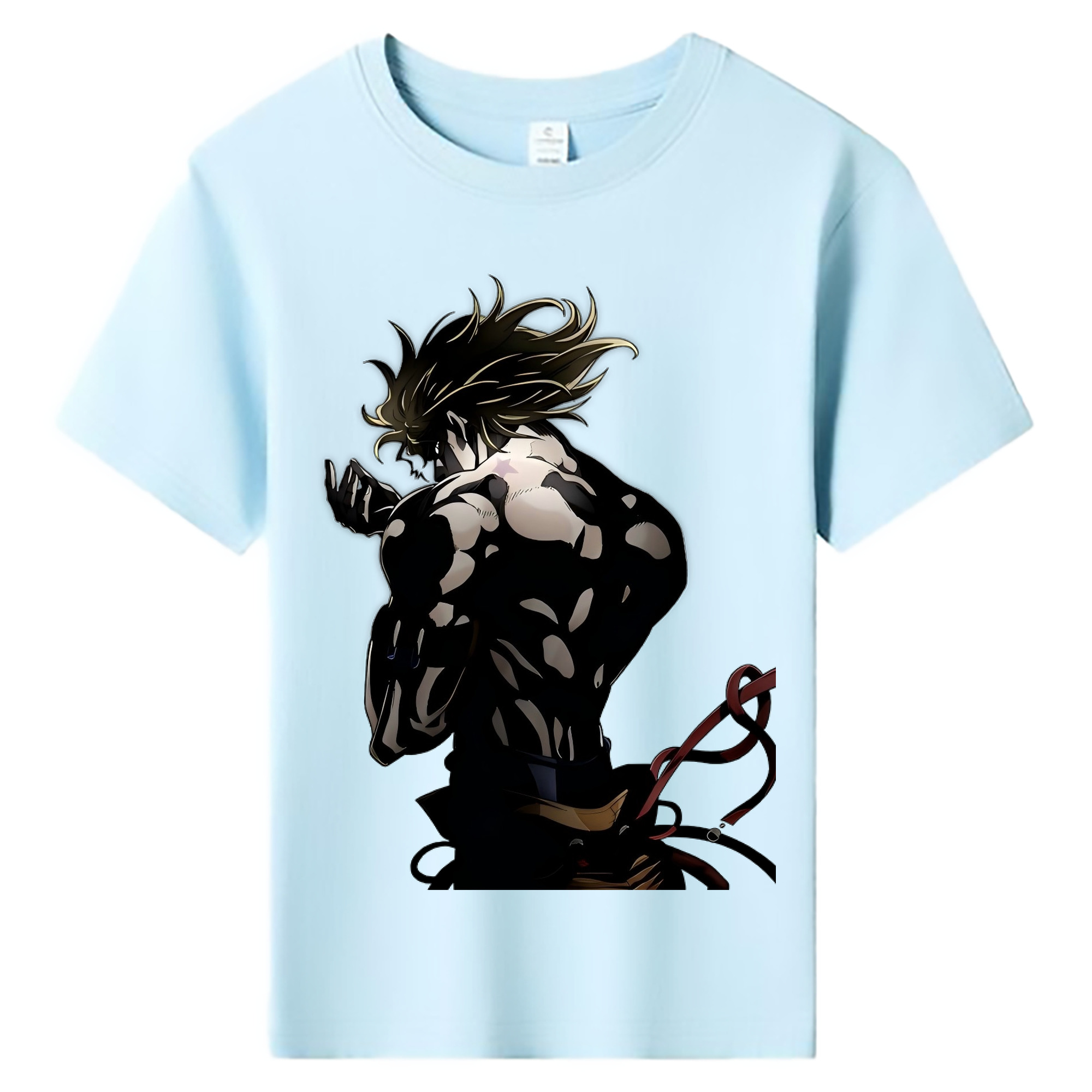 （画像用） ジョジョの奇妙な冒険 ディオ?ブランドー JoJo's Bizarre Adventure Dio Brando 綿100％キッズTシャツ（フロントプリント）
